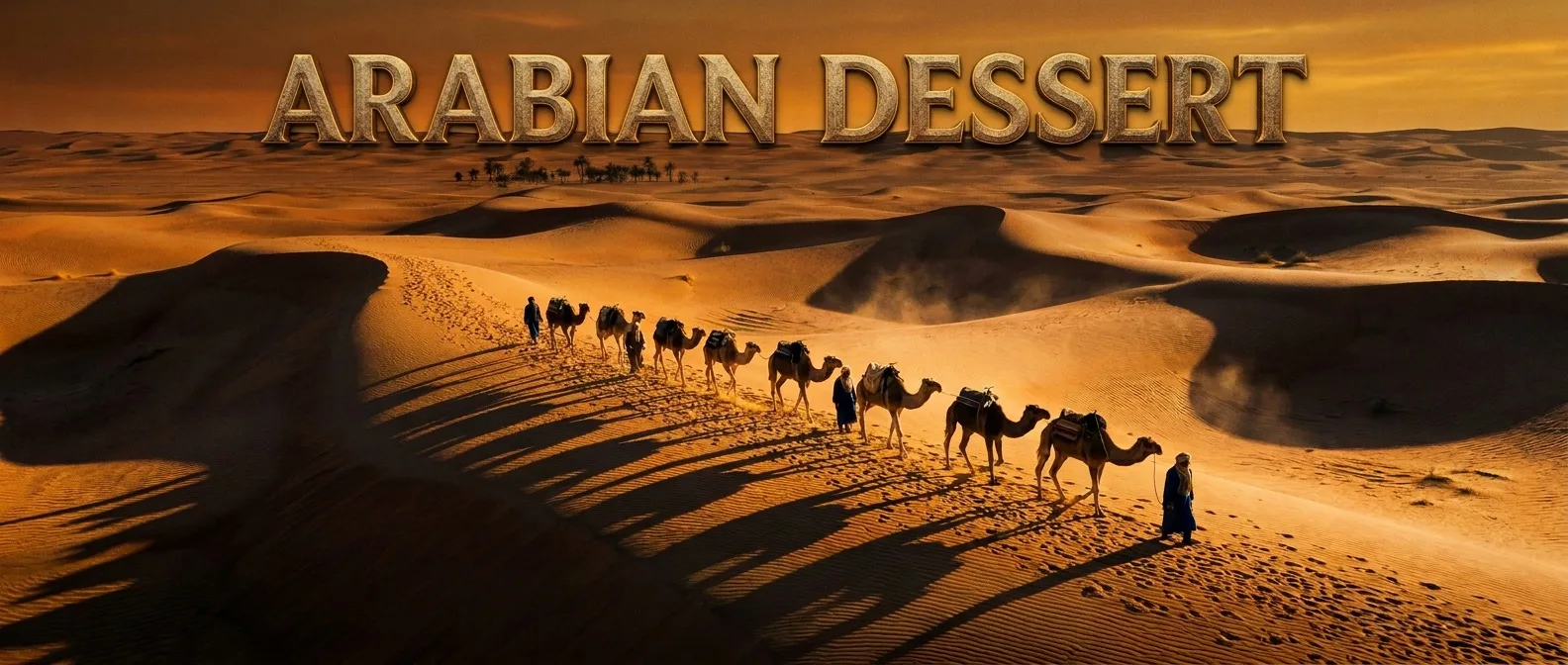A frame from Arabian Desert.